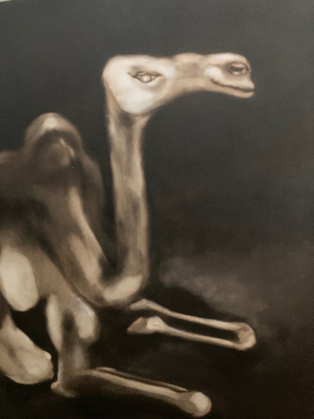 Dipinti: Spektakuläres Gemälde "Kamel" 190x150cm, Von Houssam Bokeili – Usato da Ins venduto da marbodan 3
