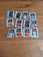 Fussball Sticker Konvolut 12 Stk. versch. Spieler neu