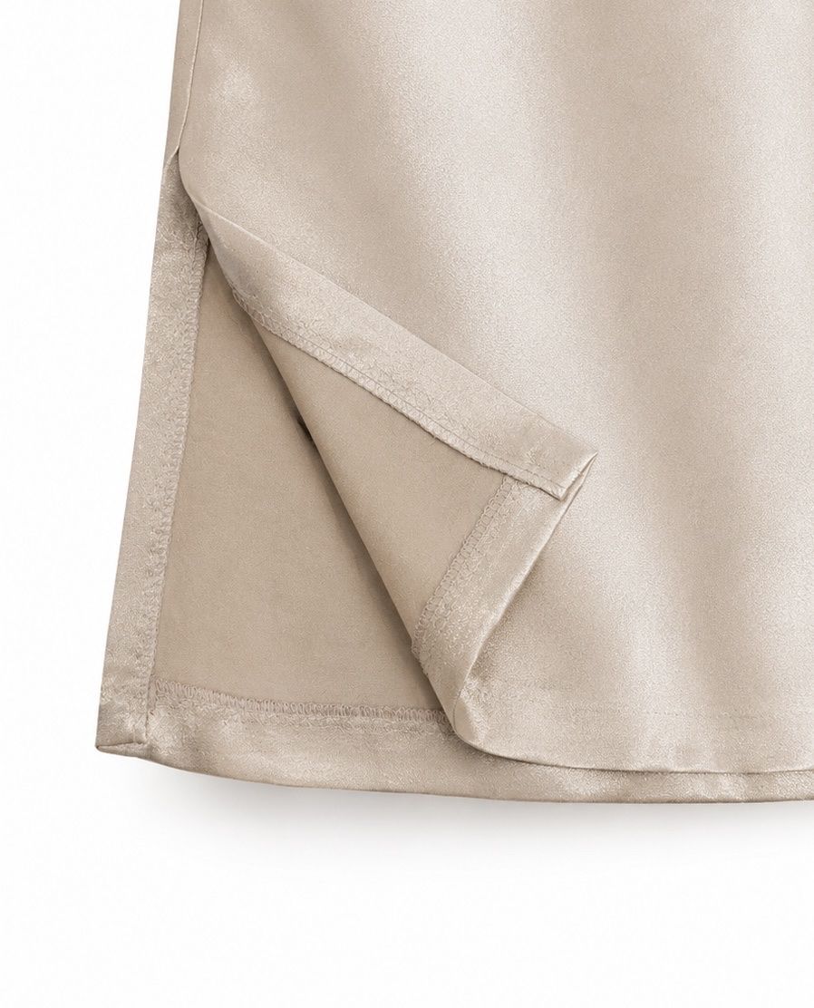 Bershka Lotti di vestiti: Bershka Satin Zweiteiler Beige – Nuovo e nell'imballaggio originale da Aarberg venduto da LovelyThings_ 5