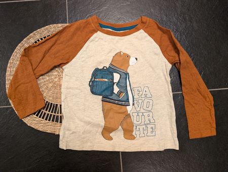 Gr. 98 Bären Langarm Shirt