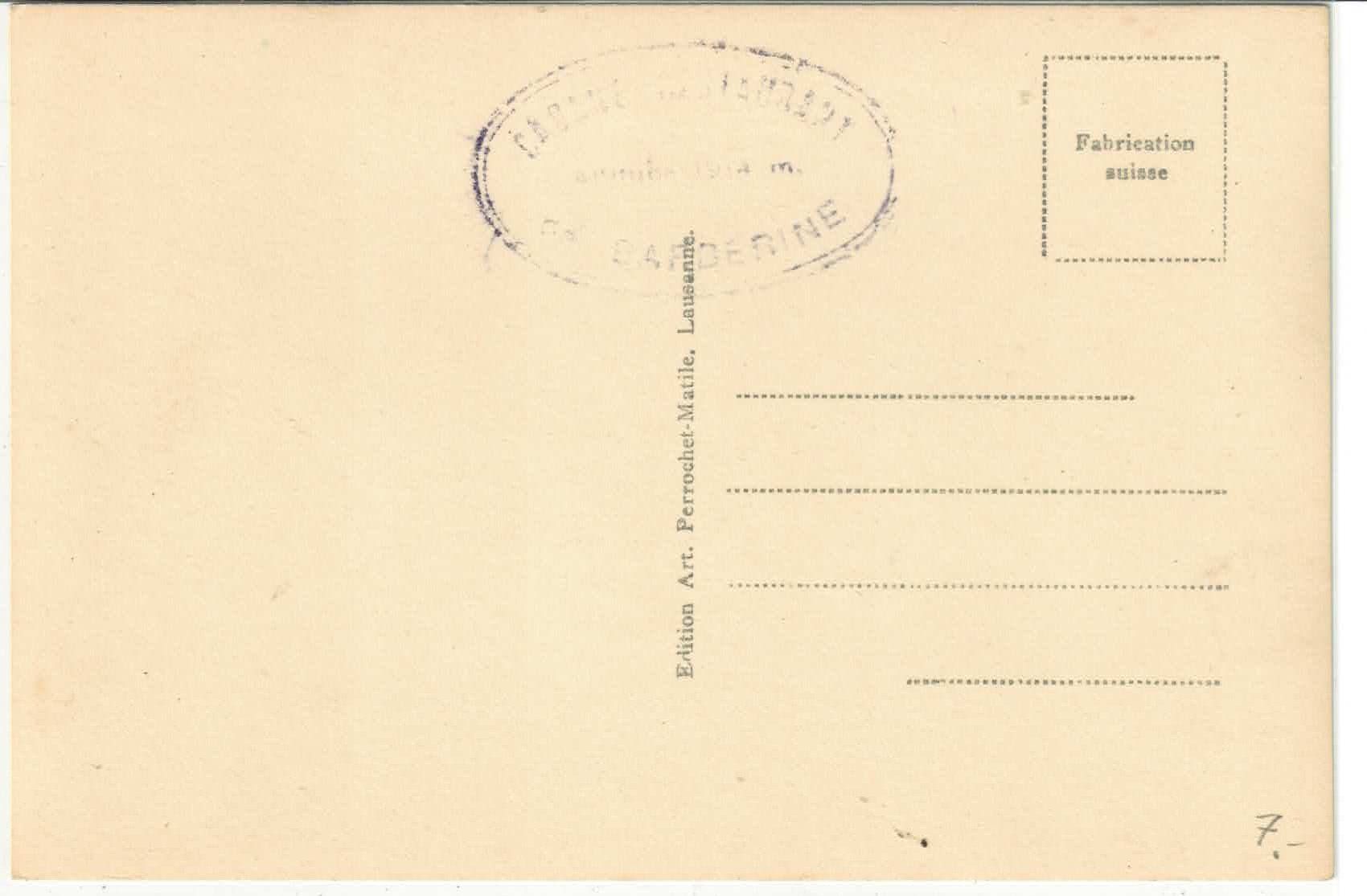 Cartoline postali: Vue du Col de Barberine - animee – Usato da Ettingen venduto da Kartenplanet 1