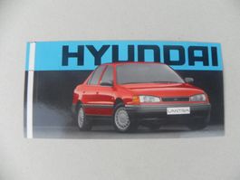 Abziehbild Aufkleber Kleber 35 Jahre alt Japan Auto Hyundai