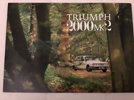 Triumph 2000 MK2 Verkaufsprospekt 14 Seiten, November 1969