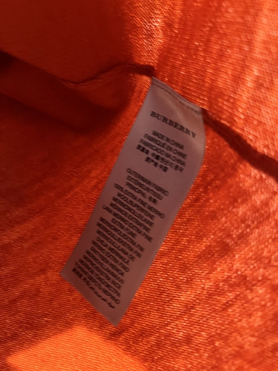 Burberry Giacche: Strickjacke Burberry Brit, Gr. 34, Orange – Usato da Solothurn venduto da Brini06 3