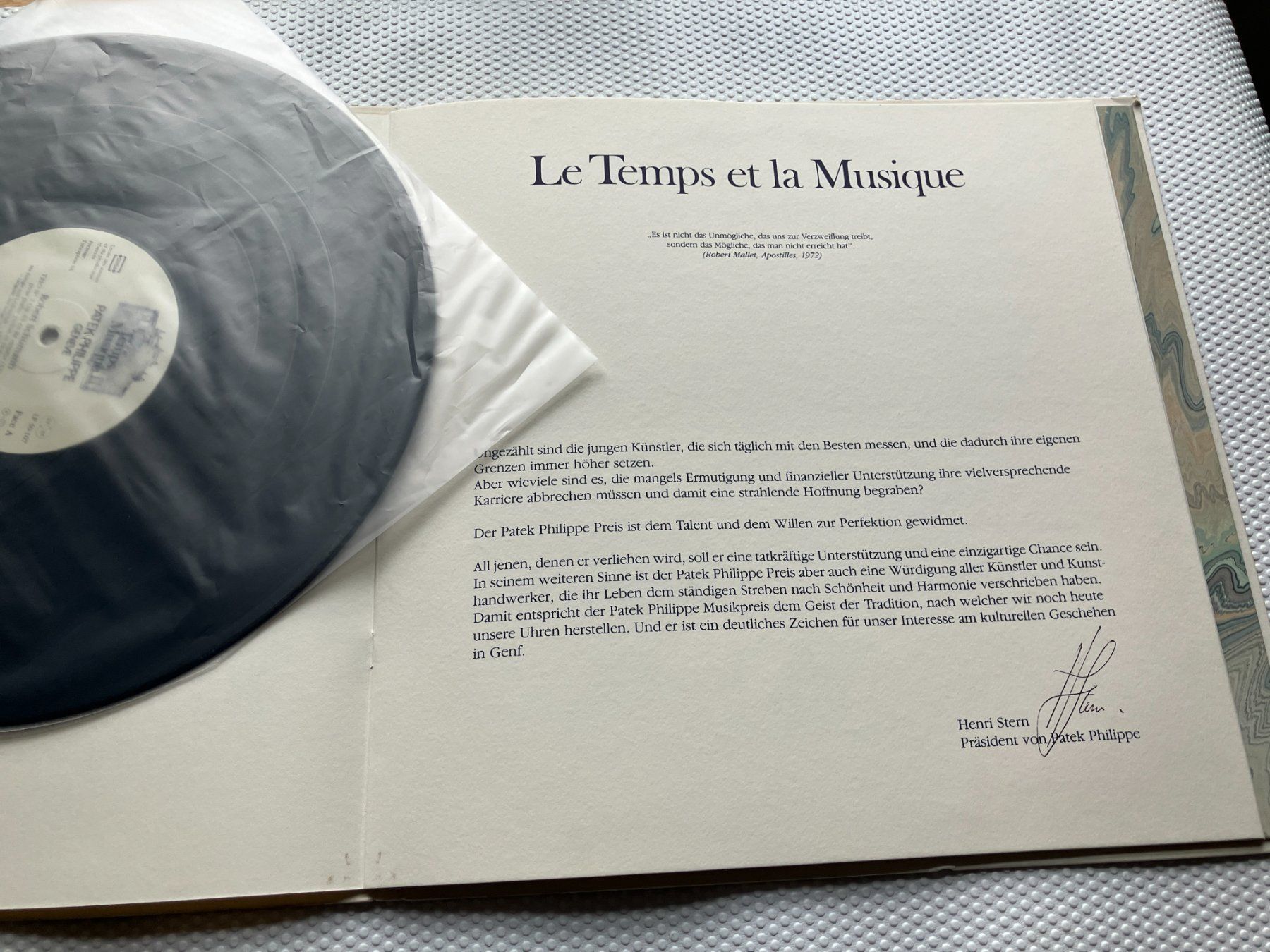 Vinyles: PATEK PHILIPPE – D'occasion à Aarwangen par Jukebox3 6