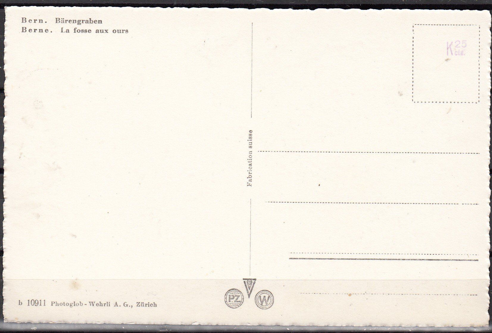 Cartoline postali: Ak Bern Bärengraben BE – Usato da Herrliberg venduto da Lfrifda 1