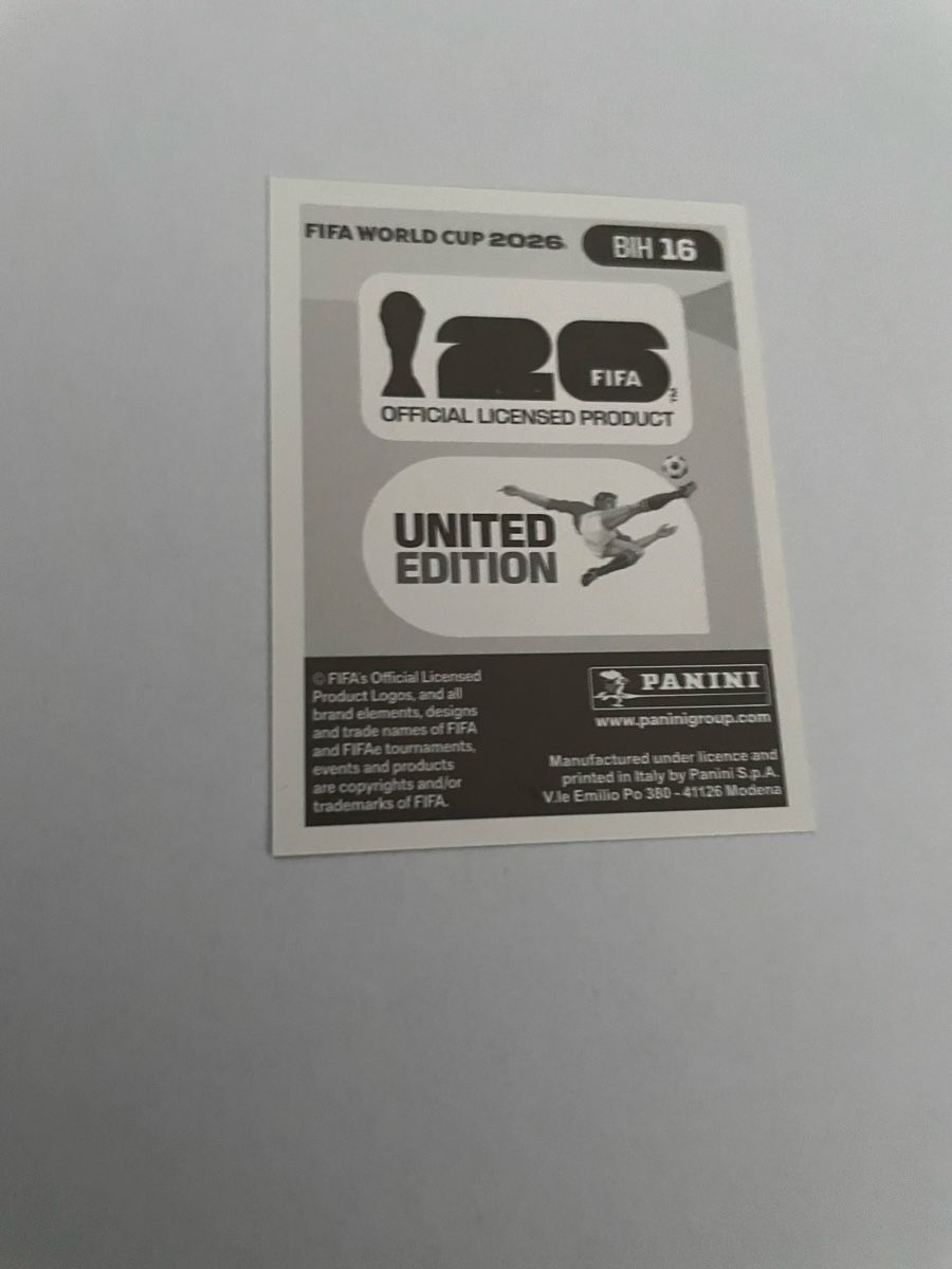 Panini Cartes à collectionner: FIFA WM 2026 Amar Memic BIH 16 – Neuf (Voir description) à Winterthur par Cobraforce 1