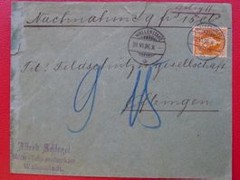 1896: Nr.66D auf Nachnahme-Brief von WALLENSTADT (SG)
