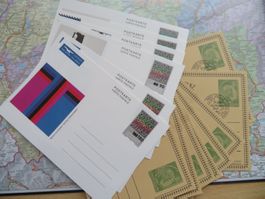 Liechtenstein Postkarten Postfrisch u. gestempelt