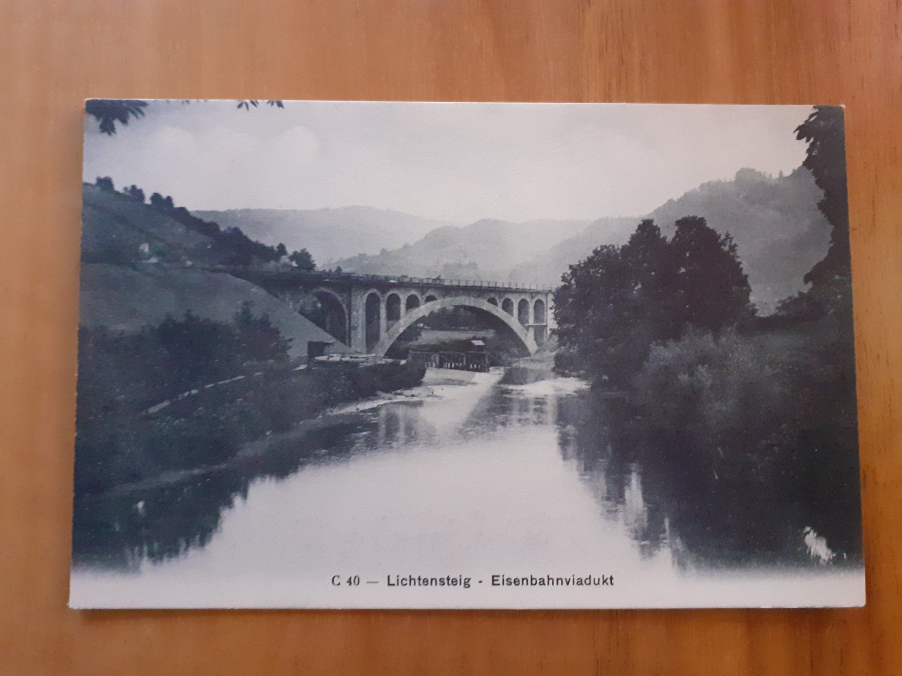 Ansichtskarten: AK Eisenbahn Viadukt Lichtensteig – Gebraucht aus Küssnacht am Rigi von cartolina-1