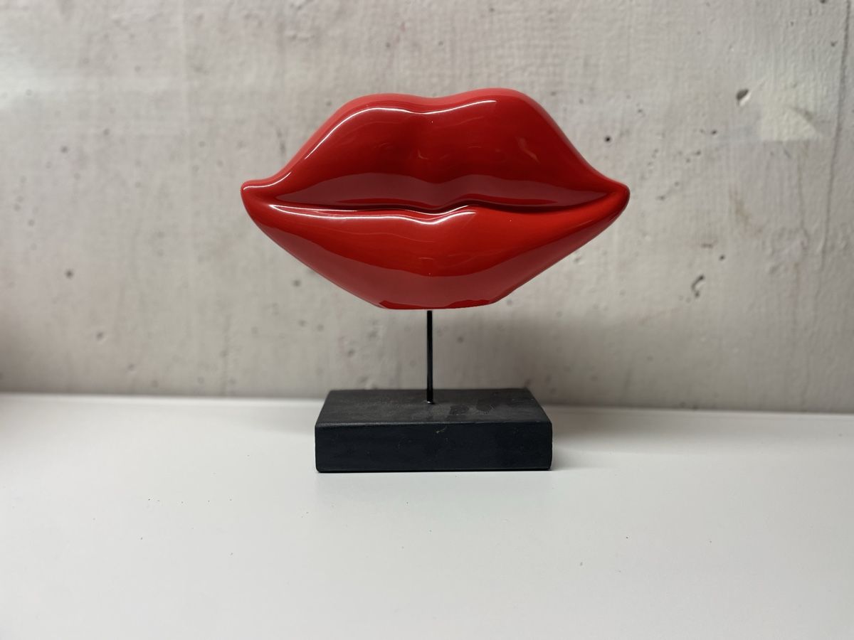 Skulpturen & Statuen: Rote Lippen Skulptur Pop Art Deko – Neu (gemäss Beschreibung) aus Basel von good_forms 1