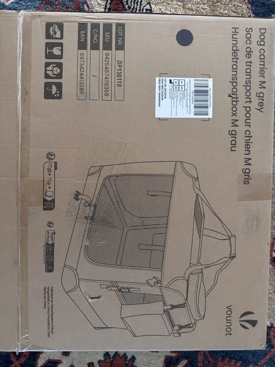 Taschen: Vounot Dog Carrier M grey – Neu (gemäss Beschreibung) aus Mollis von oli_gr 1