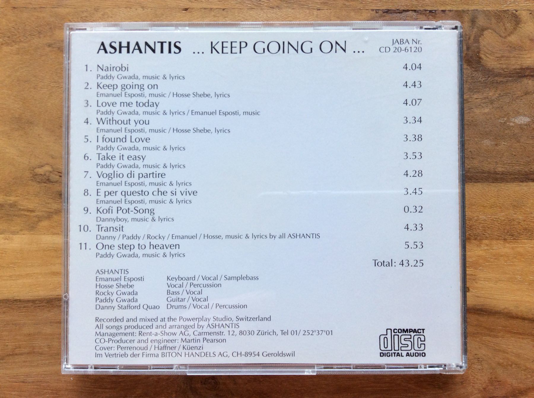 CDs: CD Ashantis - Keep Going On – Gebraucht aus Horgen von flyingpenguin2000 2