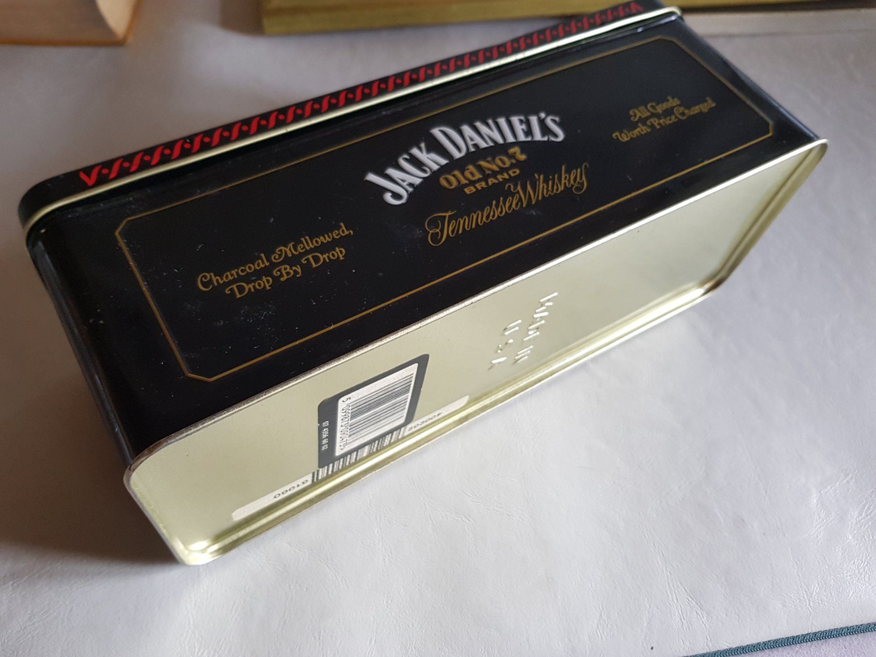 Barattoli: Klassiker Blech Dose Box Jack Daniel's Old No.7 Whiskey – Usato da Walterswil BE venduto da Lonitti 4