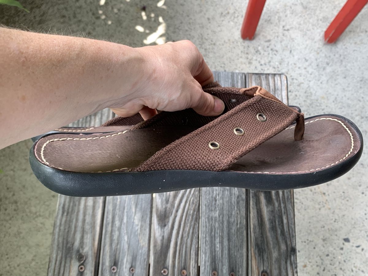 Scarpe da uomo: Flip Flops, Leder, Gr. 41 – Usato da Uster venduto da Flummi 6