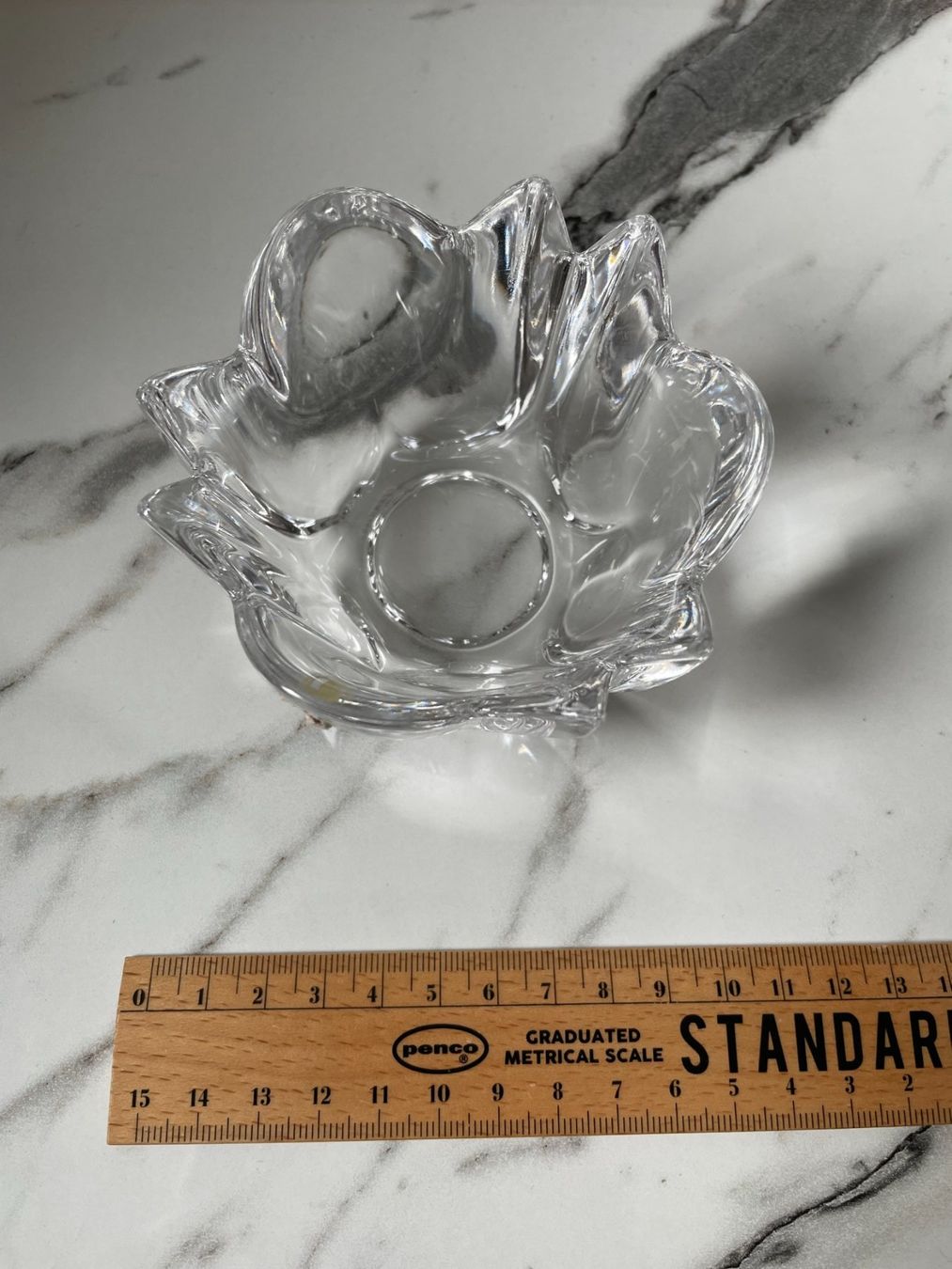Portacandele: Orrefors Suède - Beau bougeoir de Lars Hellsten - Cristal – Usato da Cologny venduto da VintageFlamingo 5