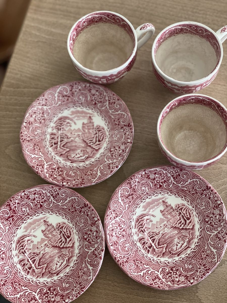 Tassen: Drei Royal Warwick Espressotassen & Unterteller – Gebraucht aus Herisau von Daisy8613 2
