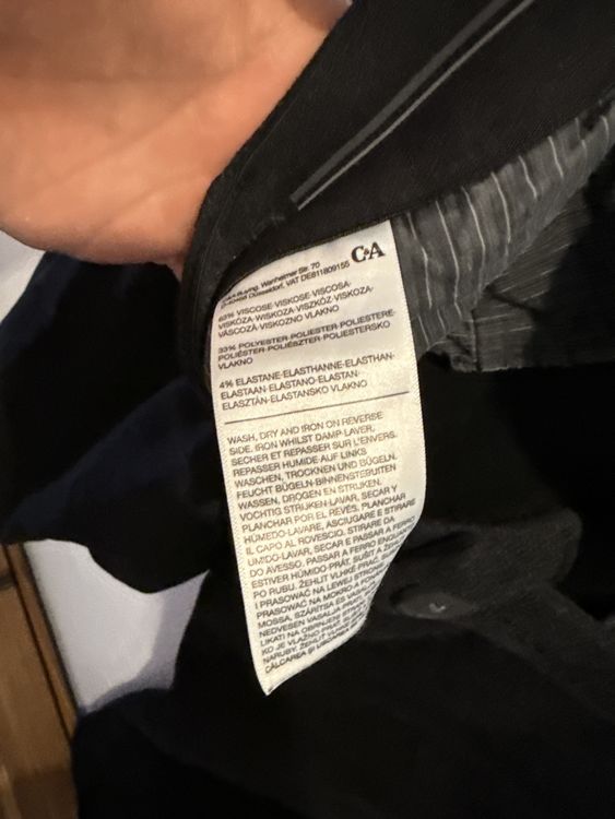 C&A Hosen: C&A Herren Hose, Grösse 34/34, Slim Fit - Top Zustand! – Gebraucht aus Basel von mik_tm6m 3
