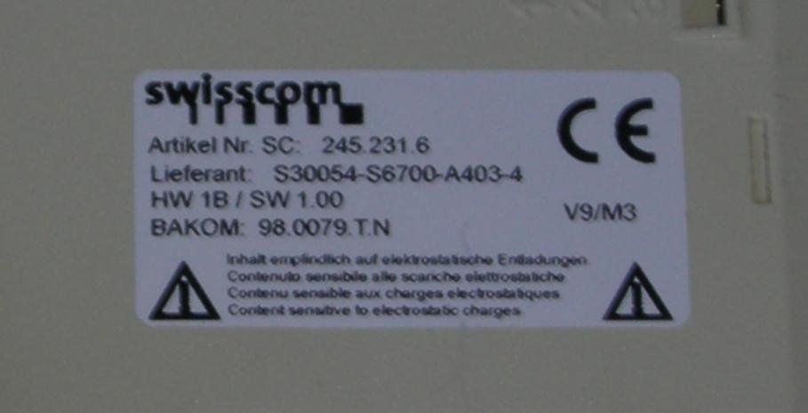 Swisscom Telefoni: SWISSCOM CLASSIC 20 TELEFON – Usato da Ascona venduto da he9fabus 8