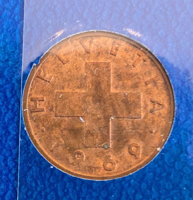 Tutti le monete: 2 Rappen 1969 – Usato da Arch venduto da coinsandmore