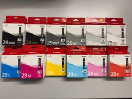 Canon Pixma PGI 29 Tinten für den Pixma Pro-1