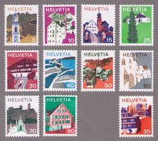 1973+1975_523-533_WETLISERIE LANDSCHAFTEN_KOMPLETT ! **