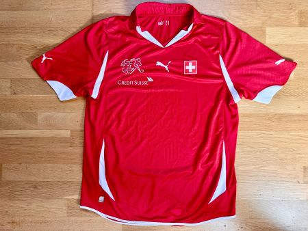 VINTAGE SCHWEIZ Fussball Nati Trikot Puma XL Herren 2010