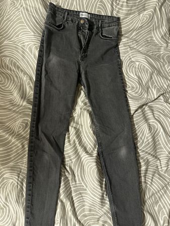 Jeans Zara grau EUR 38 guter Zustand