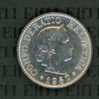 CHF___0.10 1962 -stgl 10 Rappen