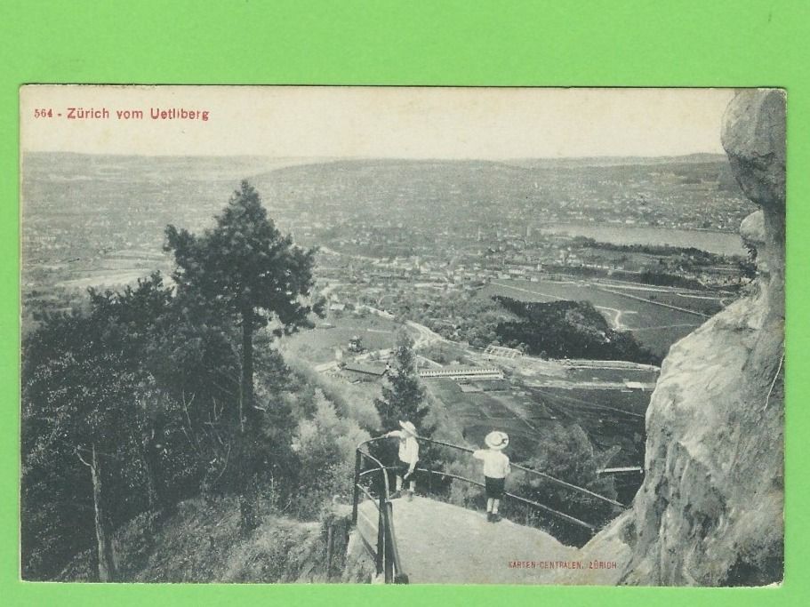 Ansichtskarten: Zürich vom Uetliberg – Gebraucht aus Zürich von t24_de