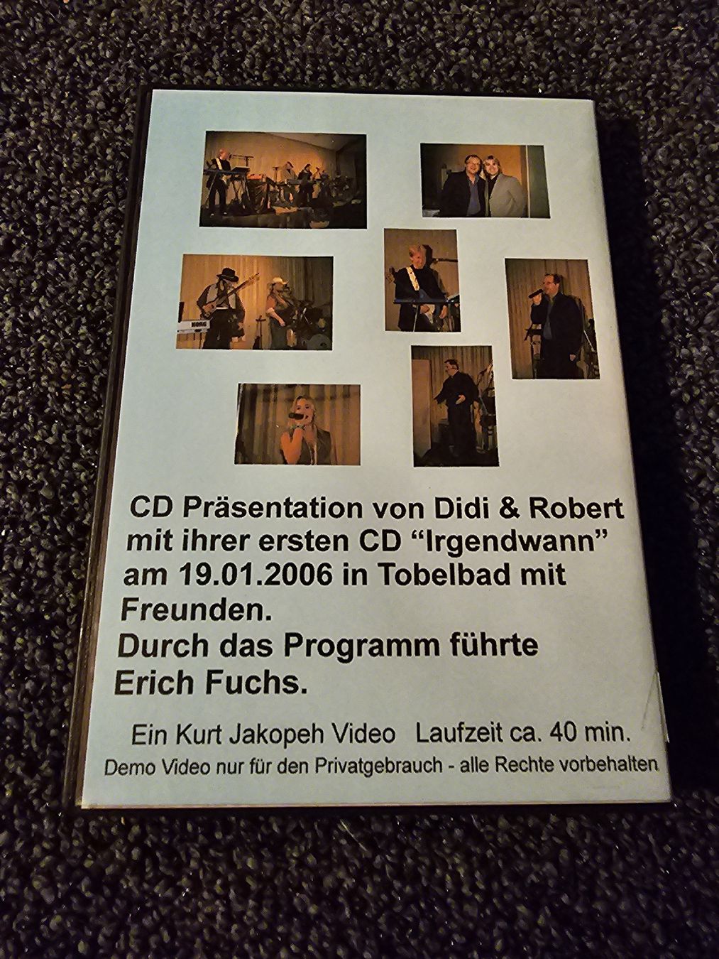 Tutti i DVDs: Dölf & Robert - CD Personalisiert - Livekonzert(14819) – Usato da Ruswil venduto da jan_bxl5 1