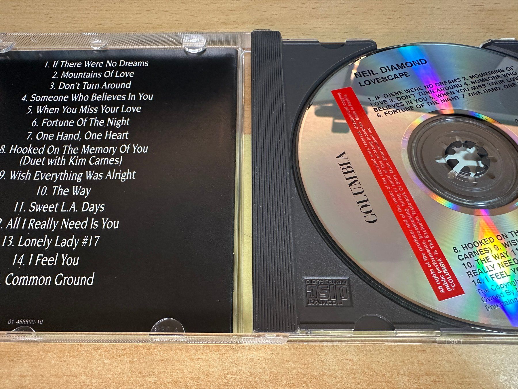 CD: G2 Neil Diamond – Lovescape – Usato da Rikon im Tösstal venduto da Alpenmutz 2
