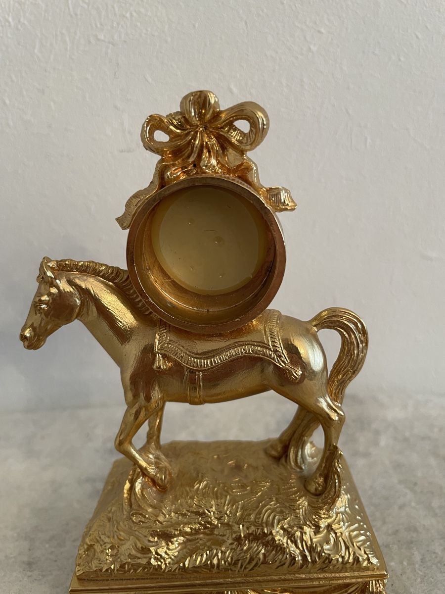 Orologi da terra & Orologi da parete: Horloge cheval plaqué or - décoration – Usato da Tramelan venduto da Wmstra 3