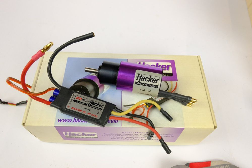 Hacker B509S Brushless Motor mit Getriebe 6.71 und Regler Kaufen auf Ricardo