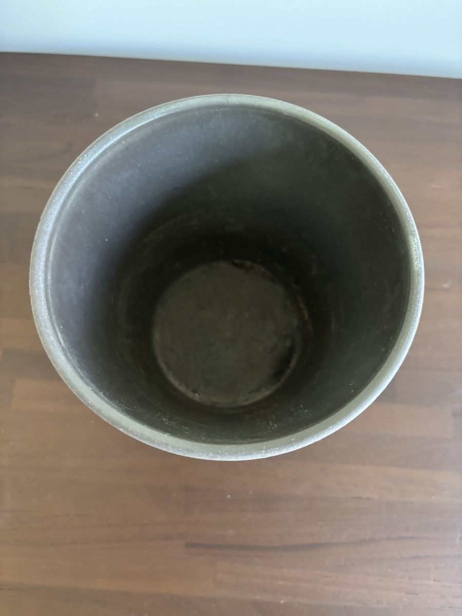 Vasi per fiori: Blumentopf | Pot grey (12.5cm Height x 14cm width) – Usato da Zürich venduto da cha_jz8q 2