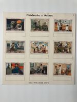 Cailler, Chocolats, 7 vers. Bilder auf Karton, Handwerk
