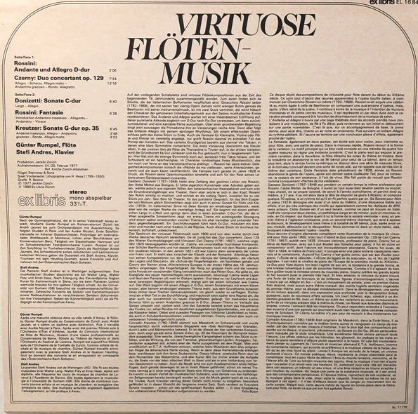 Schallplatten: Virtuose Flöten-Musik (LP) – Gebraucht aus Grüningen von azulamarillo_vinyl 1