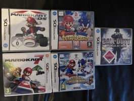 Nintendo DS Mario Kart & 1 Call of Duty Spiele