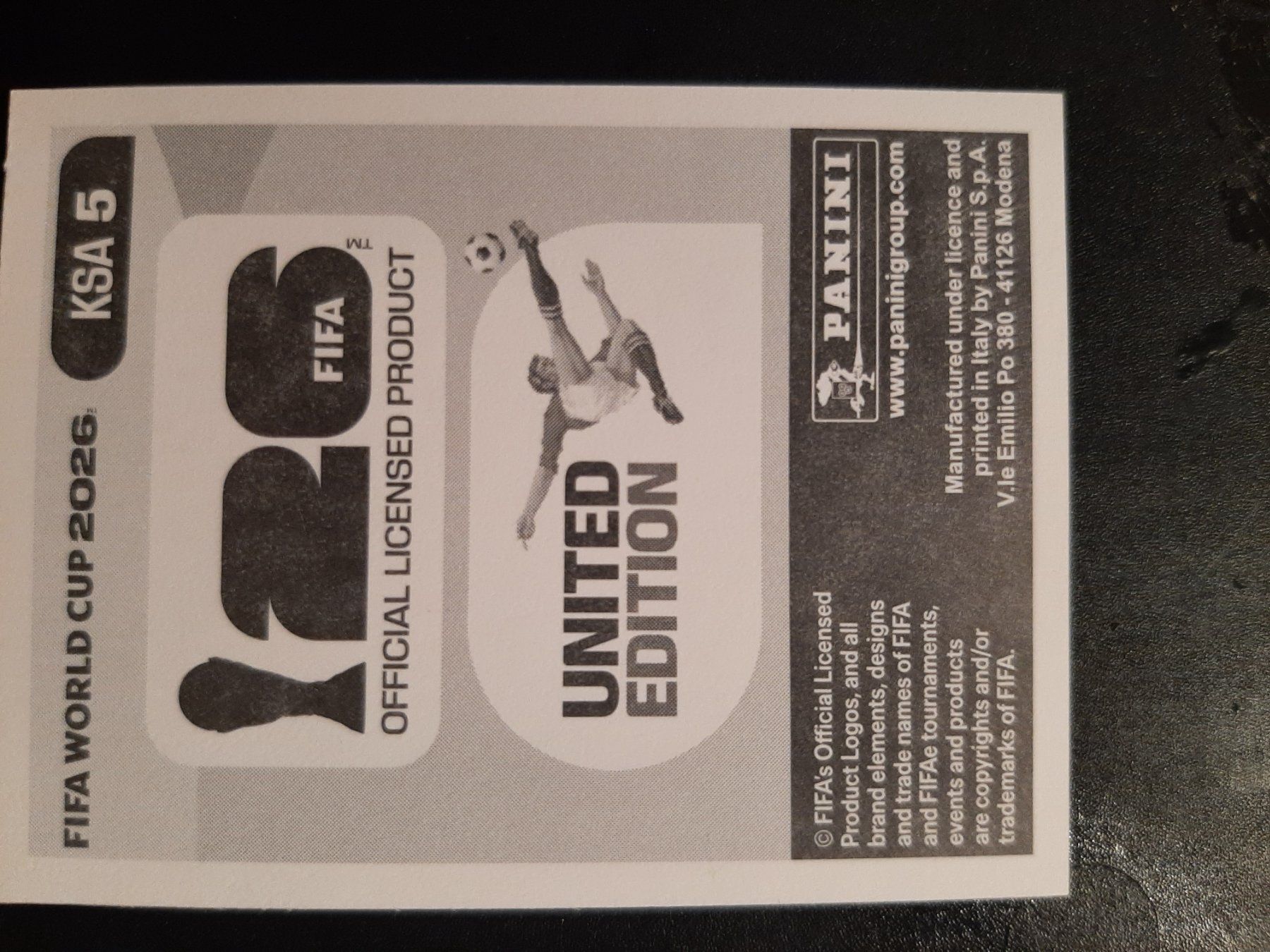 Panini Sammelbilder & Trading cards: Panini 2026 KSA5 – Neu (gemäss Beschreibung) aus Leuk-Stadt von Meic 1