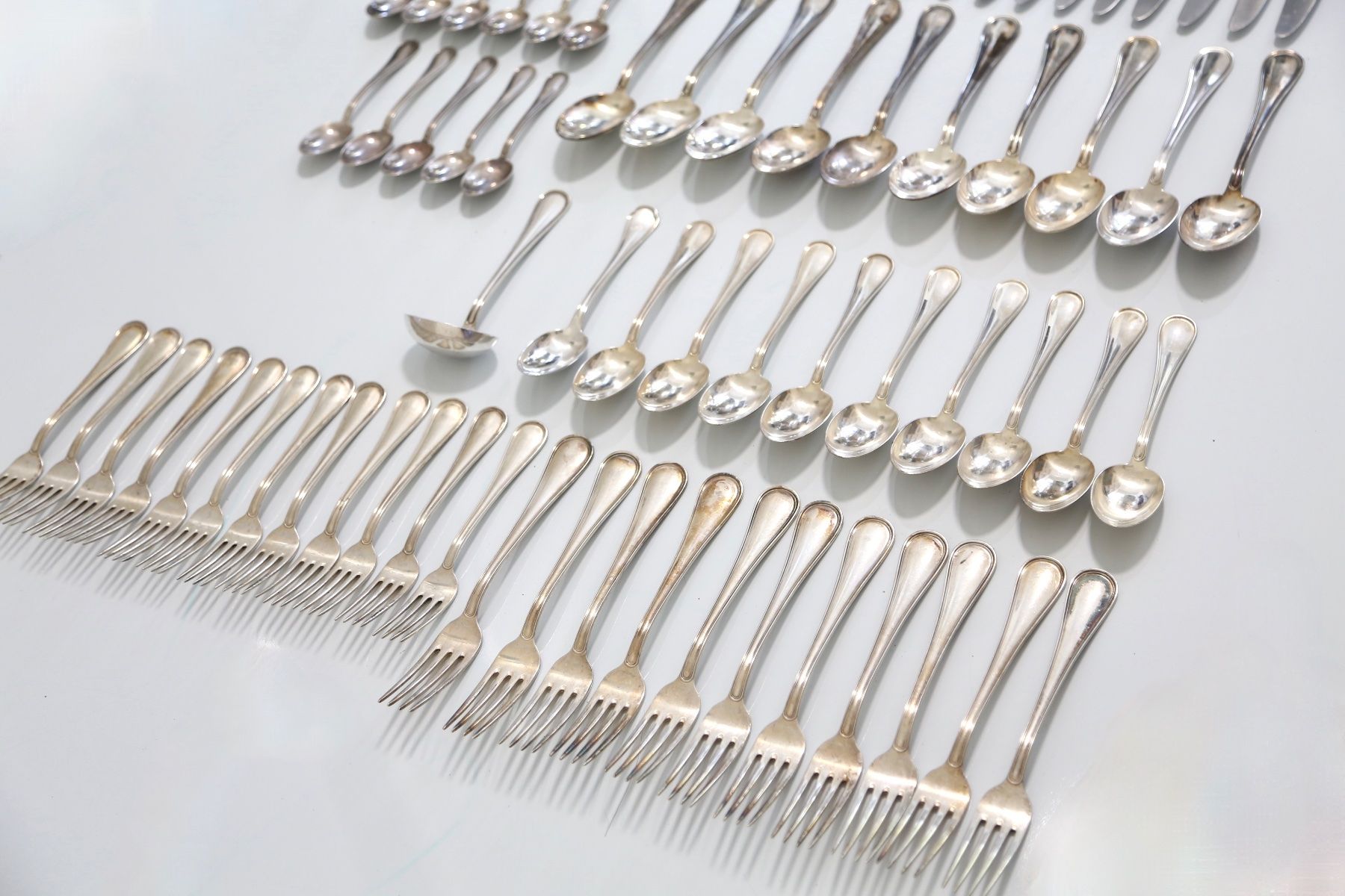 Jezler Bestecksets: Jezler Silber Besteck Set – Gebraucht aus Reinach BL von Han-Numismatik 1