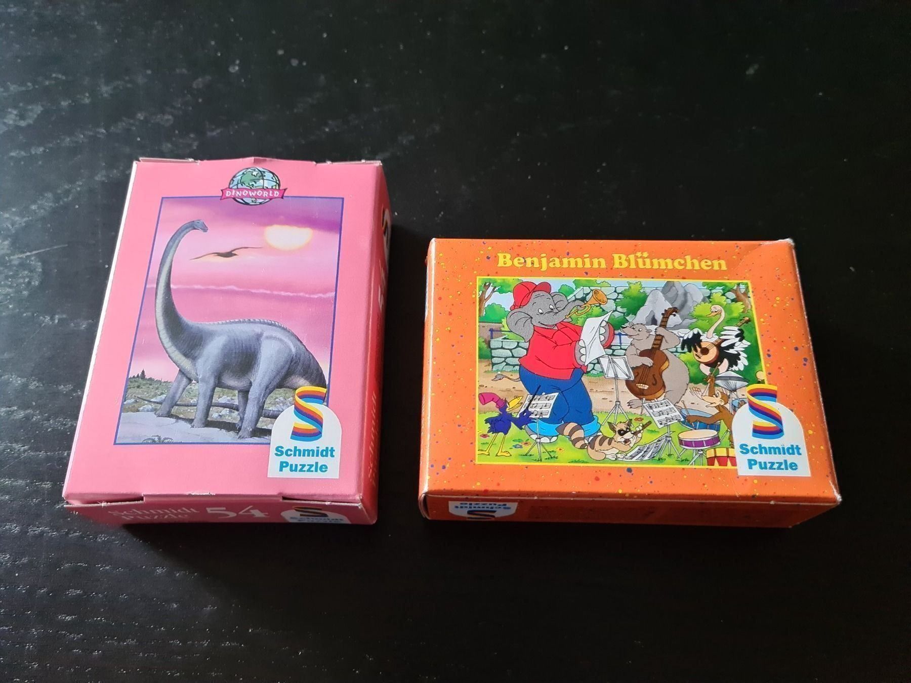 Puzzles: 2 Puzzle Benjamin Blümchen/ Dinosaurier – Gebraucht aus Erstfeld von Uhu1980 1