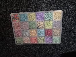 Rocailles Perlen, Box verschiedene Grössen