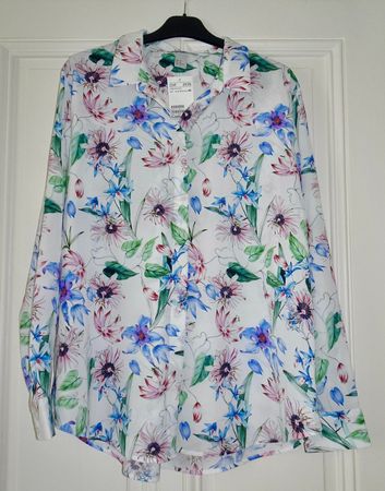 Chemise fleurie légère taille L (46) H&M