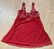 Neues rotes Negligée Grösse 70B