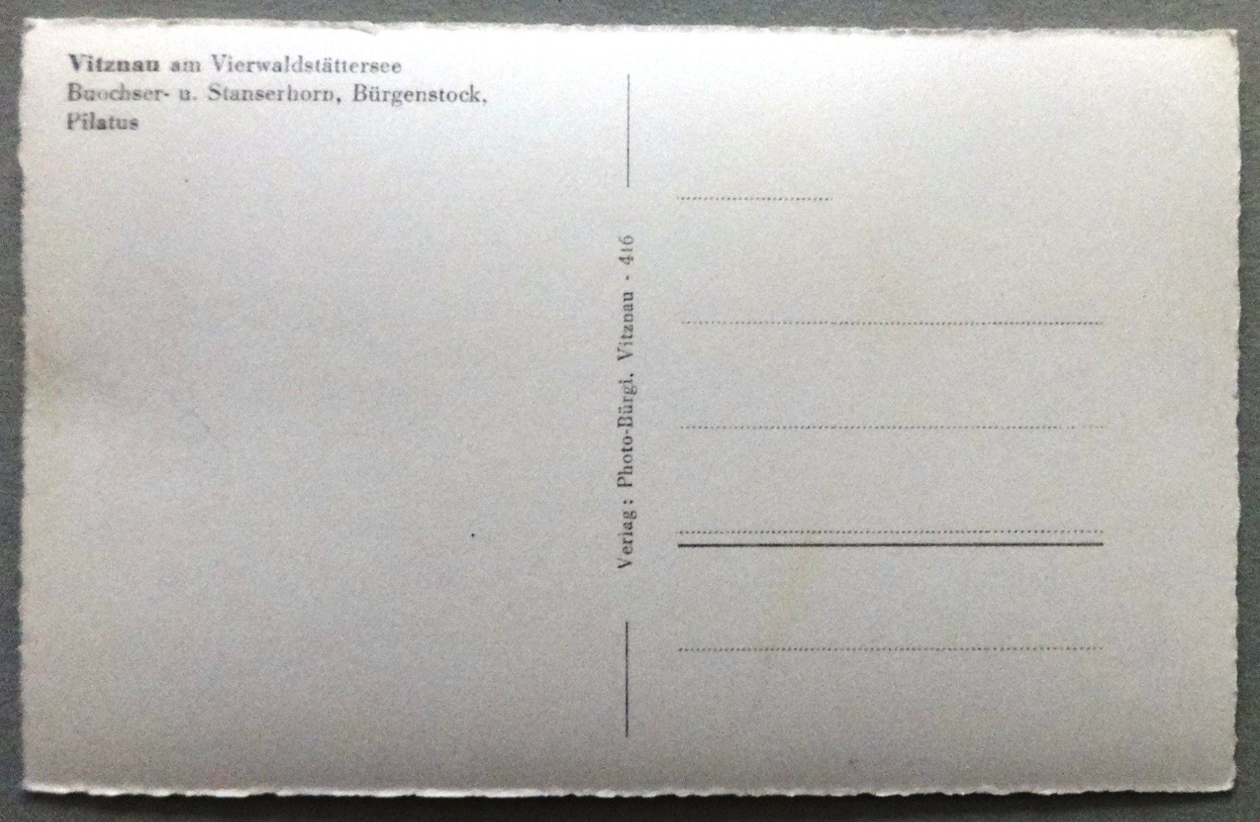 Cartoline postali: Kurort Vitznau am Vierwaldstättersee – Usato da Fétigny venduto da Billy2miny 1