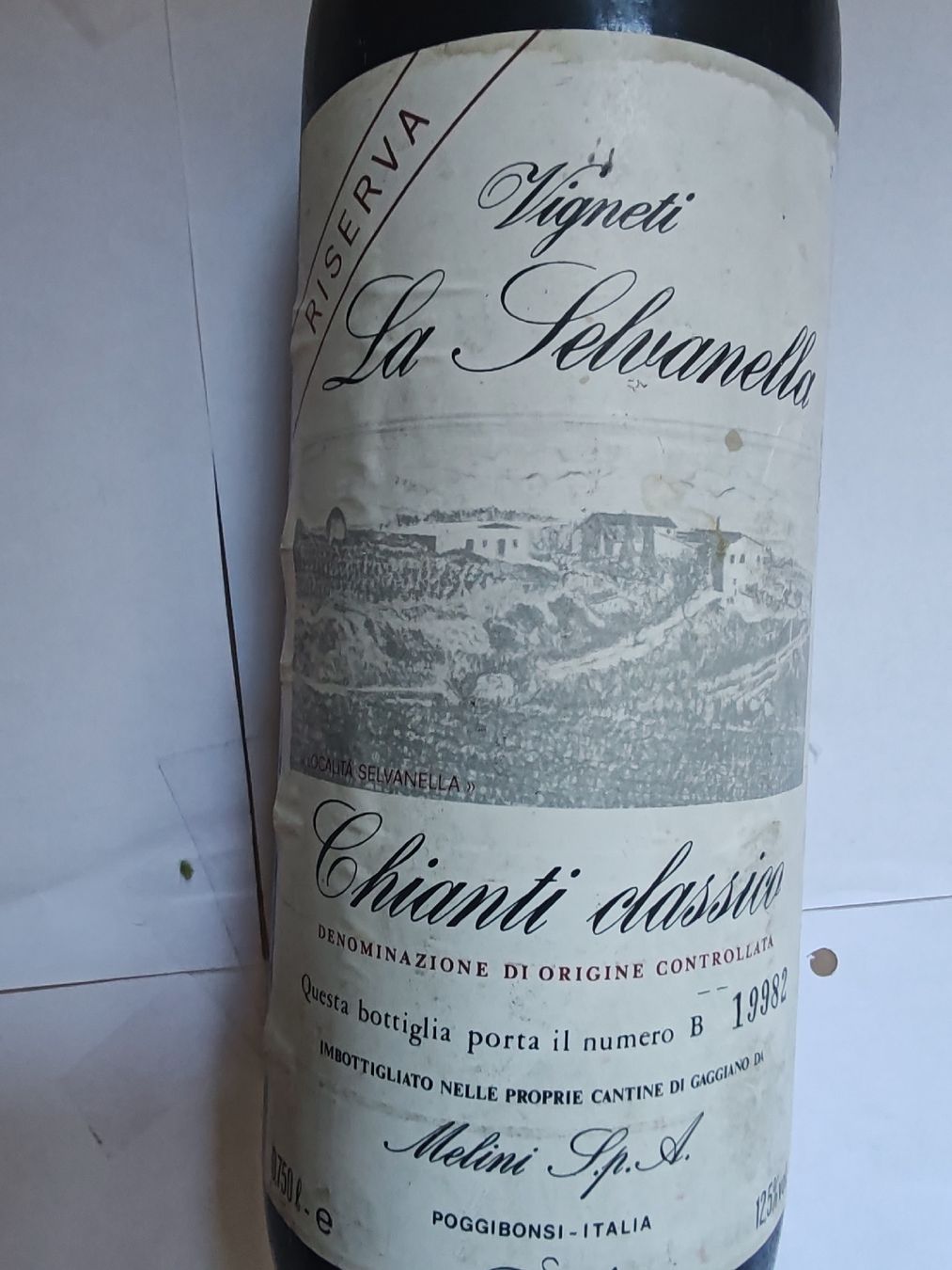 Vino: Chianti Classico Riserva La Selvanella 1981 Melini – Usato da Wila venduto da neu_s8qs 3