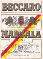 Etikette (gross) - Marsala fine "Beccaro" /bd