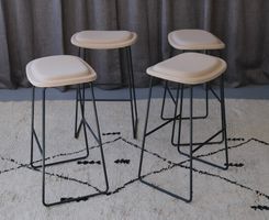4 x Capellini Hi Pad Hocker / Barhocker 70cm