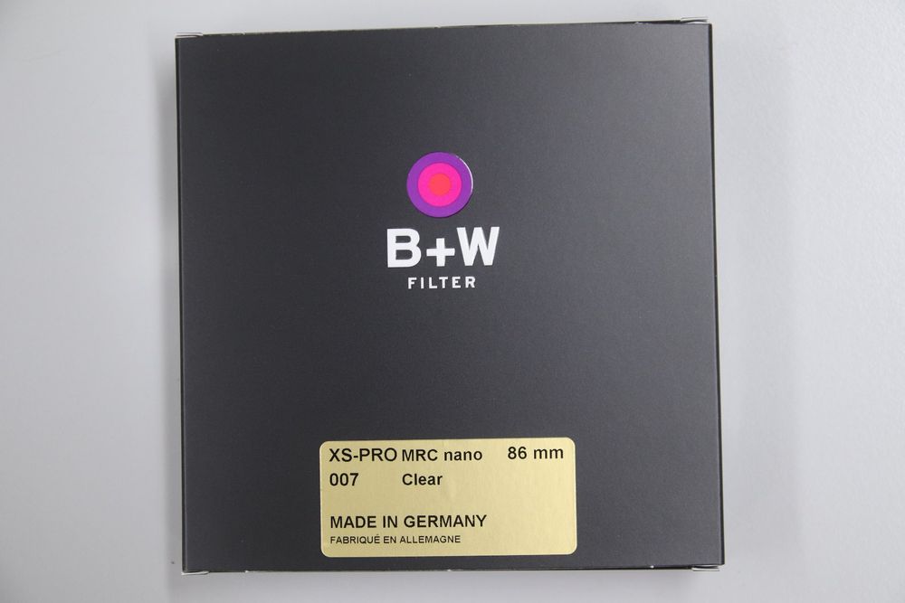 B+W Master Clear Filter MRC Nano 86mm – Protezione Trasparente, Idrofobico, Made In Germany, Sostituisce XS-Pro