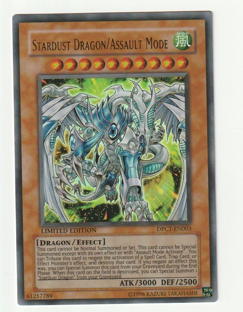 Yugioh Cartes à collectionner: Stardust Dragon/Assault Mode DPCT – D'occasion à Schattdorf par Fabian500